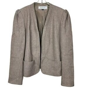 David Benjamin Women's Beige‎ Jacket Blazer Size 13/14